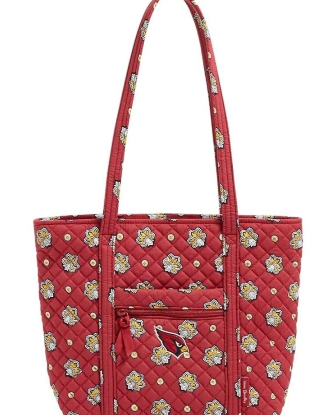 Vera Bradley Cardinal Red and Yellow Arizona Cardinals Logo Tote